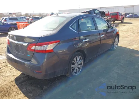 2014 Nissan Sentra Sl z USA, uszkodzony, nr VIN 3N1AB7AP4EY324524